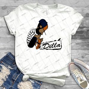 J Dilla - Today In Hip Hop History 42 - Vintage Men's Shirt Tshirt For Women Classic Handmade Shirt Retro Graphic Tee