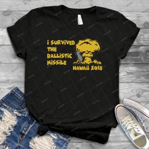 J'Ai Survã©cu Au Missile Balistique - Gift Idea Shirt For Men Tee For Women Classic Retro Vintage Graphic T-Shirt