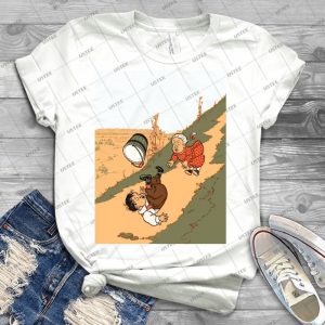 Jack And Jill Nursery Rhyme By Denslow 22 - Trending Shirt For Women Vintage Retro Tee For Men Kid's T-Shirt Handmade Shirt