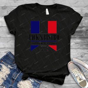 Jack S Bistro-three S Company T-shirt - Modern Re-design - - Vintage Men's Shirt Tshirt For Women Classic Handmade Shirt Retro Graphic Tee