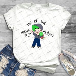 Jacksepticeye-Top Of The Mornin To Ya Laddies - Best Unisex Trending Handmade T-shirt Gift Idea For Men T-shirt For Woman