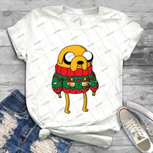 Jake The Dog Adventure Time Christmas Jumper - Gift Idea Shirt For Men Tee For Women Classic Retro Vintage Graphic T-Shirt