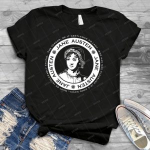 Jane Austen  85 - Best Unisex Trending Handmade T-shirt Gift Idea For Men T-shirt For Woman