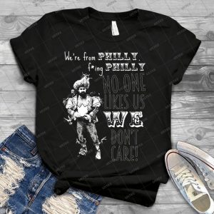 Jason Kelce - We Re From Philly No One Likes Us We Don T Care 77 - Trending Shirt For Women Vintage Retro Tee For Men Kid's T-Shirt Handmade Shirt
