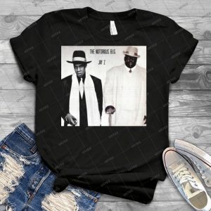Jay-Z & Biggie Smalls Stage Performing 1990s Rap 46 - Best Unisex Trending Handmade T-shirt Gift Idea For Men T-shirt For Woman