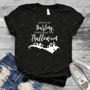 Jede Nacht Ist Halloween-Grafik - Wei 33 - Trending Shirt For Women Vintage Retro Tee For Men Kid's T-Shirt Handmade Shirt