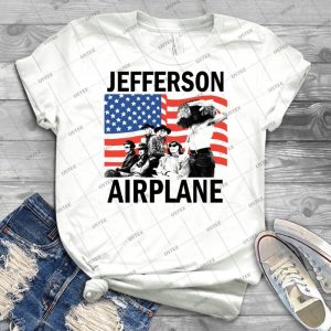 Jefferson Airplane 58 - Vintage Men's Shirt Tshirt For Women Classic Handmade Shirt Retro Graphic Tee