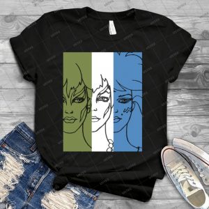 Jem And The Holograms - The Misfits Striped - Color 29 - Best Unisex Trending Handmade T-shirt Gift Idea For Men T-shirt For Woman