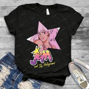 Jem And The Holograms Star Cute Kawaii 8039s 198039s Retro 33 - Trending Shirt For Women Vintage Retro Tee For Men Kid's T-Shirt Handmade Shirt