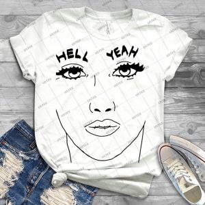 Jenna Marbles Eyebrows Hell Yeah - Best Unisex Trending Handmade T-shirt Gift Idea For Men T-shirt For Woman