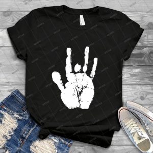 Jerry Garcia Hand - Vintage Men's Shirt Tshirt For Women Classic Handmade Shirt Retro Graphic Tee