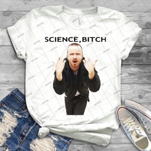 Jesse Pinkman -  Science Bitch  - Breaking Bad 50 - Gift Idea Shirt For Men Tee For Women Classic Retro Vintage Graphic T-Shirt