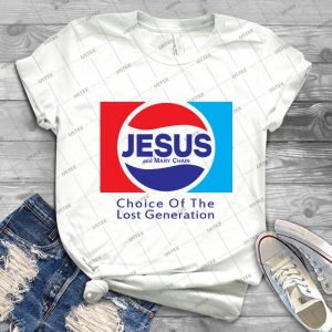 Jesus  Mary Chain-Lost Generation Pepsi Mashup - Gift Idea Shirt For Men Tee For Women Classic Retro Vintage Graphic T-Shirt