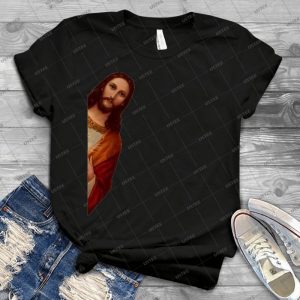 Jesus Is Watching Meme - Best Unisex Trending Handmade T-shirt Gift Idea For Men T-shirt For Woman