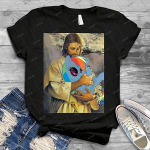 Jesus Loves Rainbow Dash - Best Unisex Trending Handmade T-shirt Gift Idea For Men T-shirt For Woman