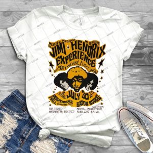 Jimi Hendrix - Gift Idea Shirt For Men Tee For Women Classic Retro Vintage Graphic T-Shirt