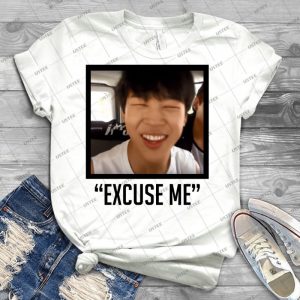 Jimin Excuse Me With Words - Best Unisex Trending Handmade T-shirt Gift Idea For Men T-shirt For Woman