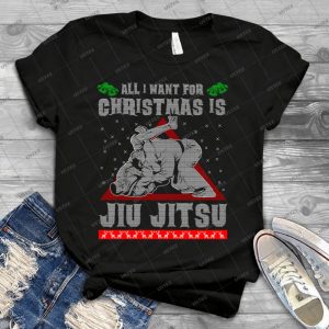Jiu Jitsu Ugly Christmas Sweater - Best Unisex Trending Handmade T-shirt Gift Idea For Men T-shirt For Woman