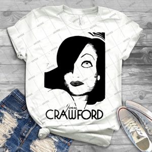 Joan Crawford Contrast Art - Best Unisex Trending Handmade T-shirt Gift Idea For Men T-shirt For Woman