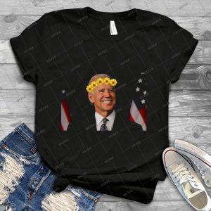 Joe Biden Flower Crown 10 - Best Unisex Trending Handmade T-shirt Gift Idea For Men T-shirt For Woman
