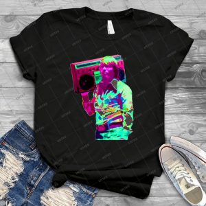 John Denver Is Lit - Vintage Men's Shirt Tshirt For Women Classic Handmade Shirt Retro Graphic Tee