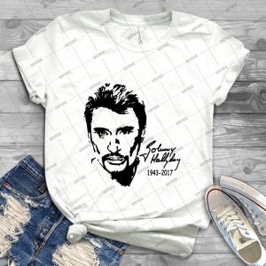 Johnny Hallyday Exclusive T-Shirt - Best Unisex Trending Handmade T-shirt Gift Idea For Men T-shirt For Woman