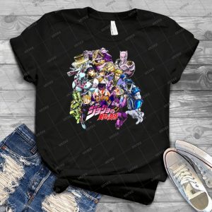 Jojo S Bizarre Adventure- Diamond Is Unbreakable Characters 98 - Trending Shirt For Women Vintage Retro Tee For Men Kid's T-Shirt Handmade Shirt