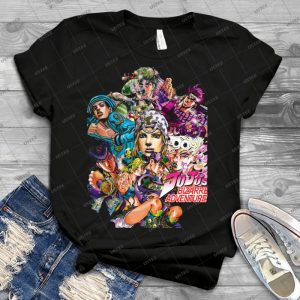 Jojo S Bizarre Adventure - Joestar Family 11 - Trending Shirt For Women Vintage Retro Tee For Men Kid's T-Shirt Handmade Shirt