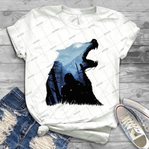 Jon Snow-King Of The North - Gift Idea Shirt For Men Tee For Women Classic Retro Vintage Graphic T-Shirt