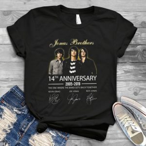 Jonas Brothers 14th Anniversary 2005-2019 The One Where The Band Gets Back Together Handmade Shirt