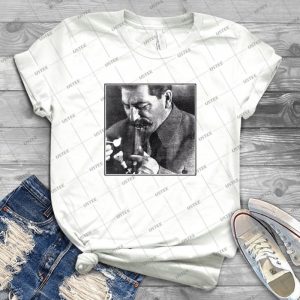 Joseph Stalin Taking A Bong Rip - Gift Idea Shirt For Men Tee For Women Classic Retro Vintage Graphic T-Shirt