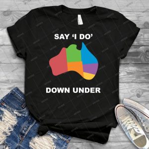 Joshua Sasse-Official Say I Do Down Under Shirt - Best Unisex Trending Handmade T-shirt Gift Idea For Men T-shirt For Woman