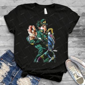 Jotaro Kujo-Jojo S Bizarre Adventure - Best Unisex Trending Handmade T-shirt Gift Idea For Men T-shirt For Woman