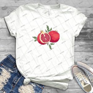 Juicy Pomegranate Fruits 60 - Trending Shirt For Women Vintage Retro Tee For Men Kid's T-Shirt Handmade Shirt
