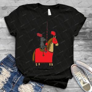 Jumpy Knight 24 - Vintage Men's Shirt Tshirt For Women Classic Handmade Shirt Retro Graphic Tee