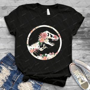 Jurassic Floral - Best Unisex Trending Handmade T-shirt Gift Idea For Men T-shirt For Woman