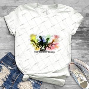 Jurassic World - Raptor Squad 8 - Gift Idea Shirt For Men Tee For Women Classic Retro Vintage Graphic T-Shirt