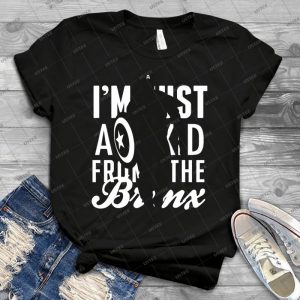 Just A Kid From The Bronx - Gift Idea Shirt For Men Tee For Women Classic Retro Vintage Graphic T-Shirt