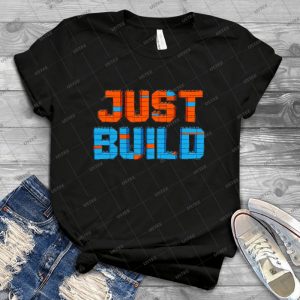 Just Build 14 - Vintage Men's Shirt Tshirt For Women Classic Handmade Shirt Retro Graphic Tee