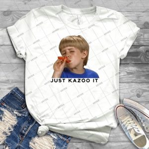Just Kazoo It  46 - Vintage Men's Shirt Tshirt For Women Classic Handmade Shirt Retro Graphic Tee