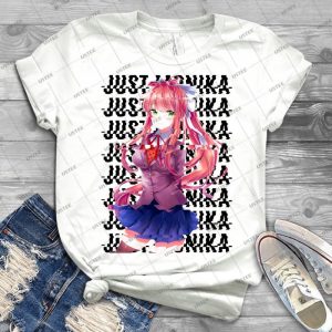 Just Monika - Doki Doki - Gift Idea Shirt For Men Tee For Women Classic Retro Vintage Graphic T-Shirt