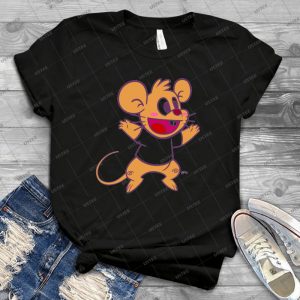 Kăƒâ¶pke Chara Collection - Mouse Jump 8 - Vintage Men's Shirt Tshirt For Women Classic Handmade Shirt Retro Graphic Tee