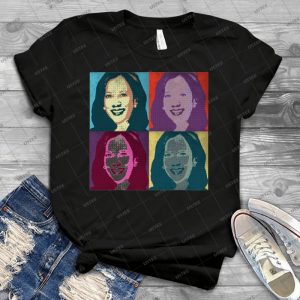 Kamala Harris Pop Art - Vintage Men's Shirt Tshirt For Women Classic Handmade Shirt Retro Graphic Tee