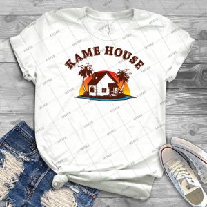 Kame House 25 - Vintage Men's Shirt Tshirt For Women Classic Handmade Shirt Retro Graphic Tee