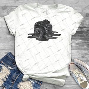 Kamera Schmelzen 96 - Vintage Men's Shirt Tshirt For Women Classic Handmade Shirt Retro Graphic Tee