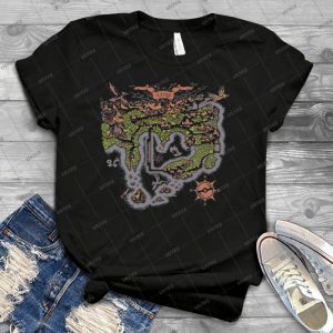Kanto Map 89 - Vintage Men's Shirt Tshirt For Women Classic Handmade Shirt Retro Graphic Tee
