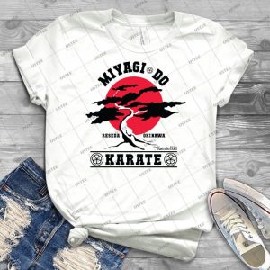 Karate Kid - Mr Miyagi Do Red Variant 56 - Vintage Men's Shirt Tshirt For Women Classic Handmade Shirt Retro Graphic Tee