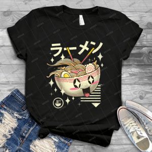 Kawaii Ramen 30 - Vintage Men's Shirt Tshirt For Women Classic Handmade Shirt Retro Graphic Tee