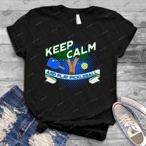 Keep Calm And Play Pickleball T-shirt 86 - Vintage Men's Shirt Tshirt For Women Classic Handmade Shirt Retro Graphic Tee