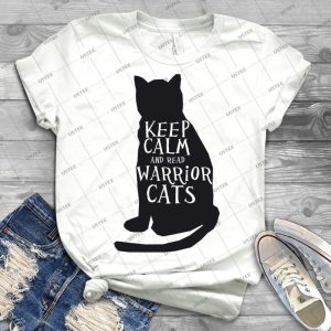 Keep Calm Warrior Cats 41 - Gift Idea Shirt For Men Tee For Women Classic Retro Vintage Graphic T-Shirt